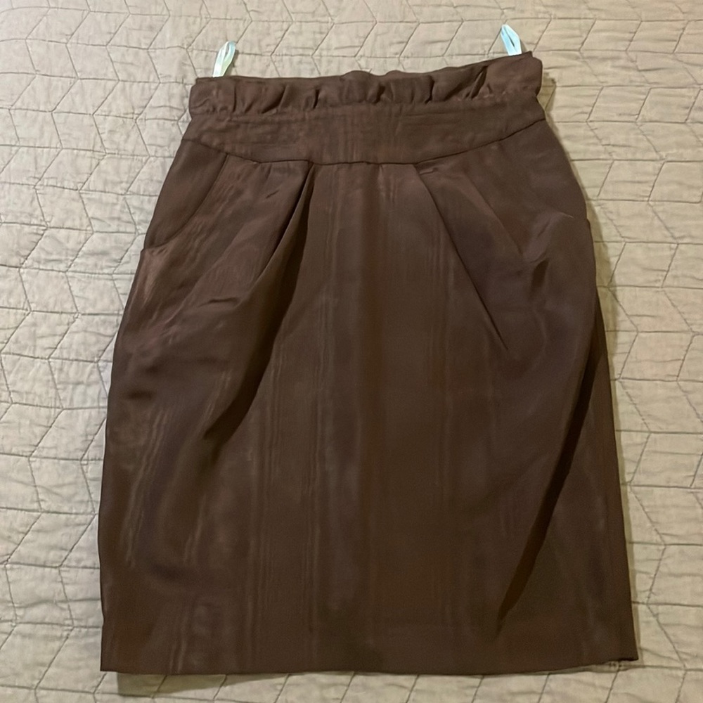 High-waist Black Skirt